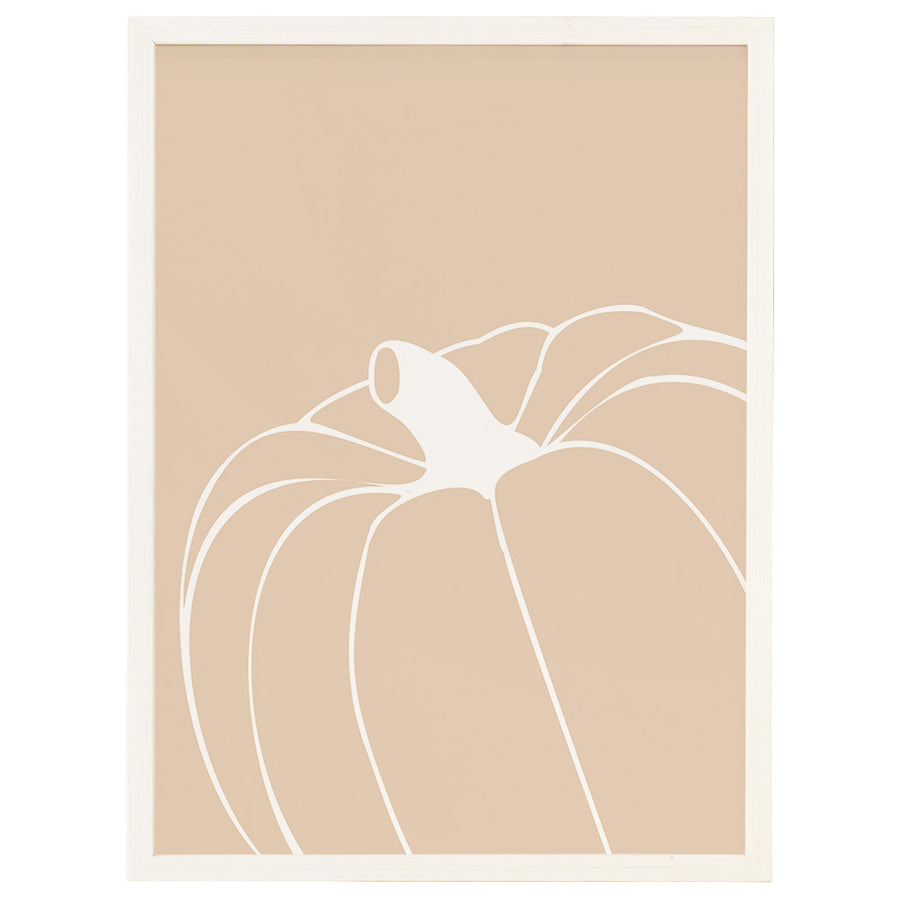 Tan Pumpkin Line Art