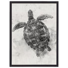 B&W Sea Turtle