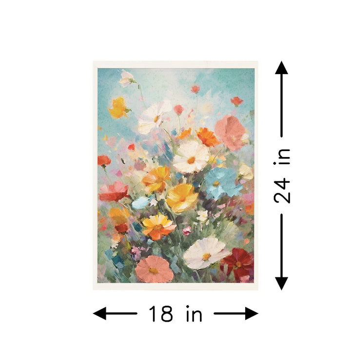 Colorful Floral Oil Painting