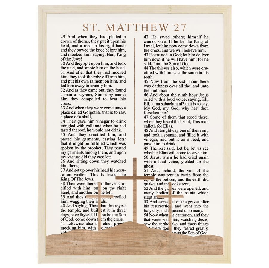 Matthew 27 Crosses