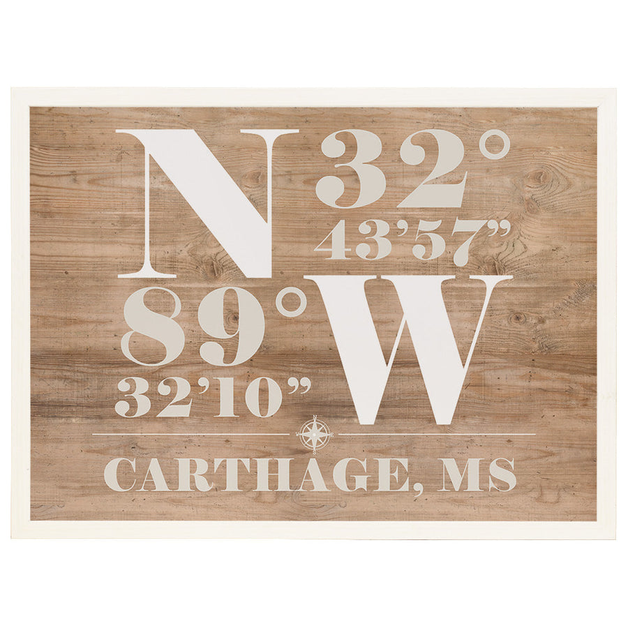 Wood NW Coordinates LOC