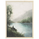Misty Fishing Scene