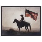 Cowboy American Flag