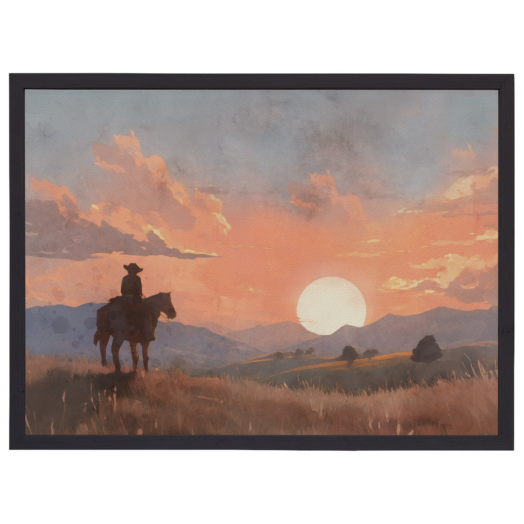 Sunset Mountain Cowboy