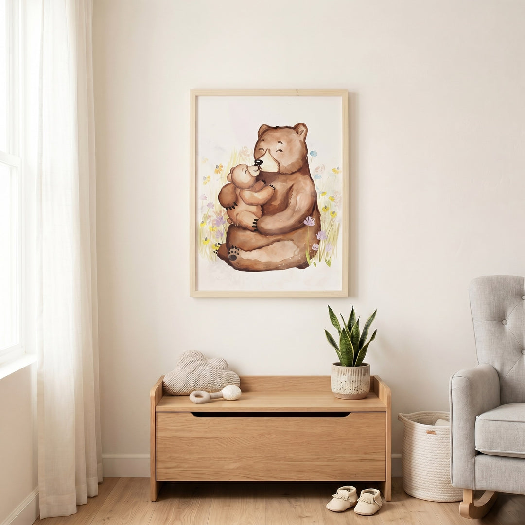 Mama Baby Bear Art