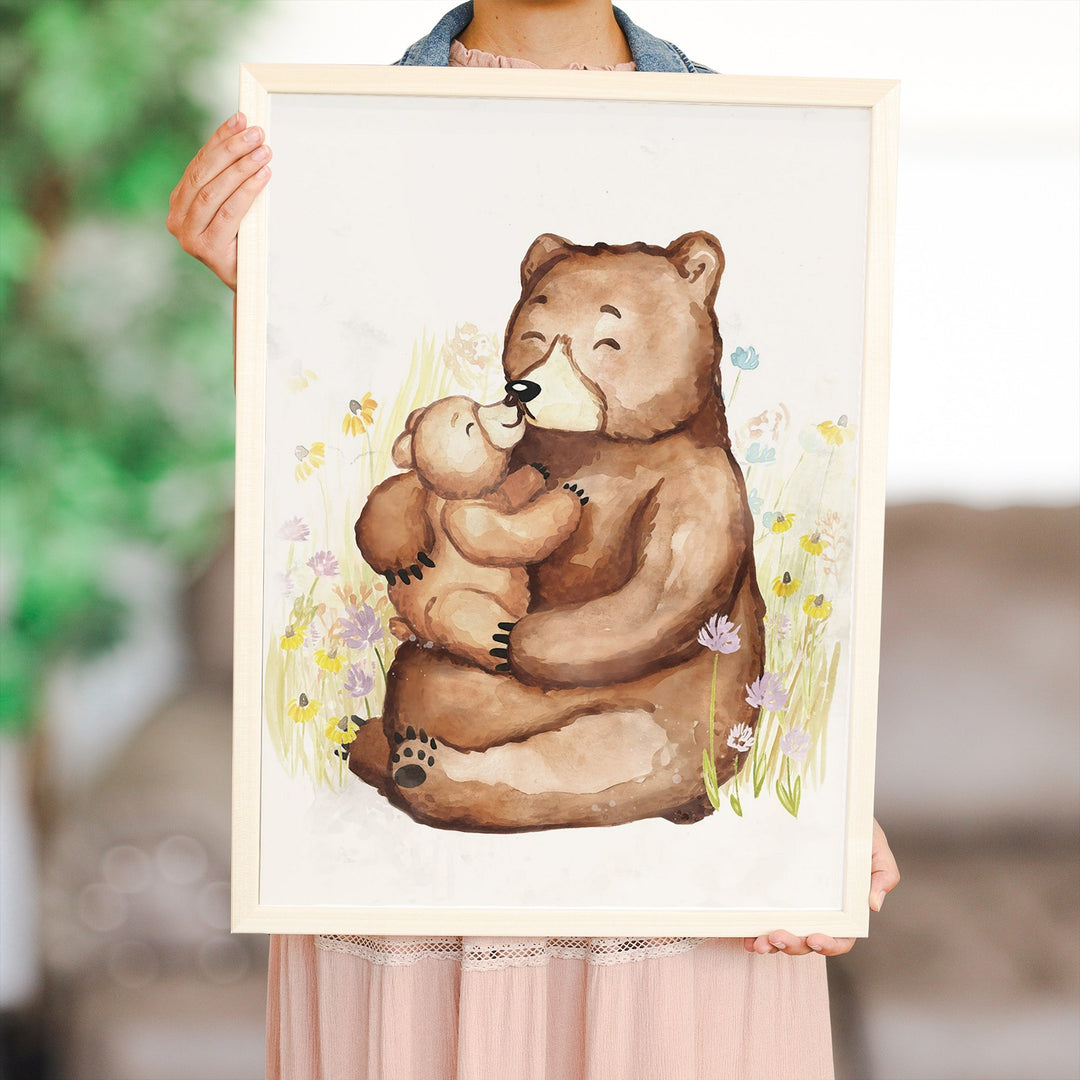 Mama Baby Bear Art