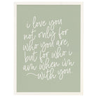 Love You For Who I Am