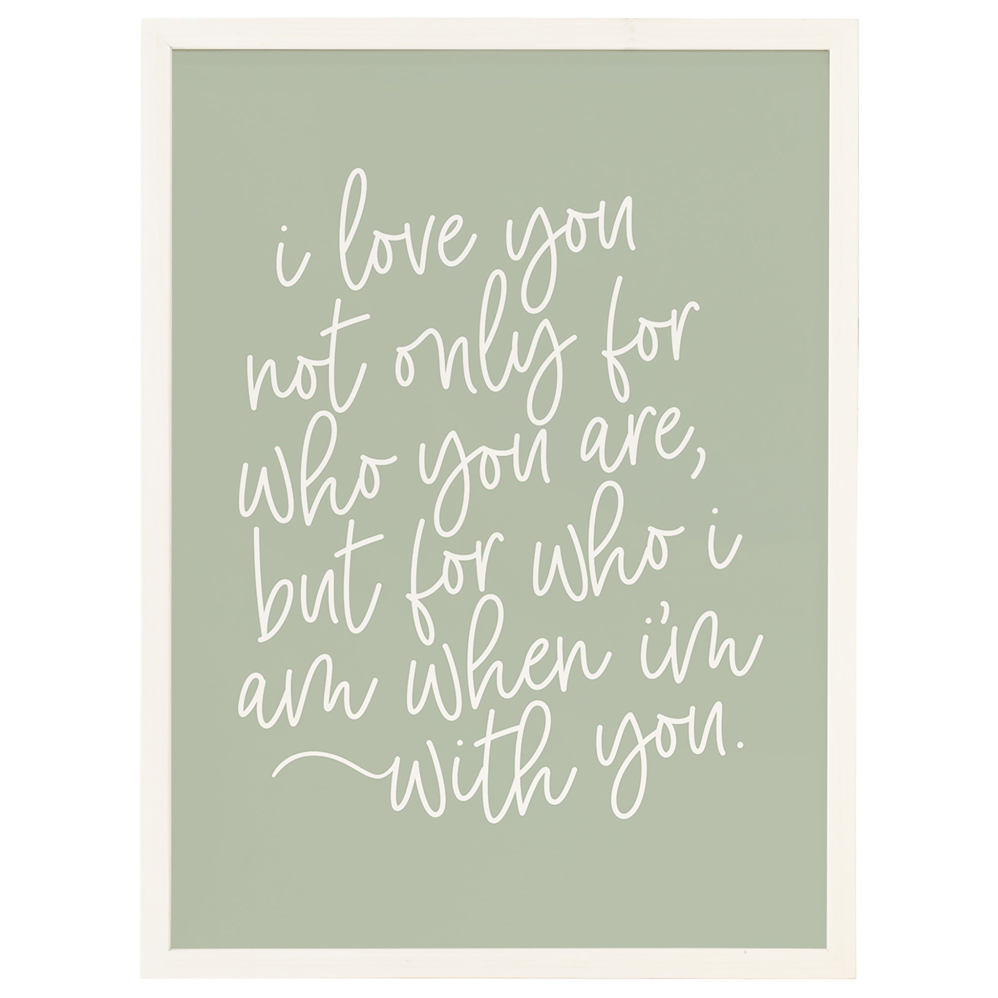 Love You For Who I Am