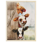 Cows Chicken Barn Door
