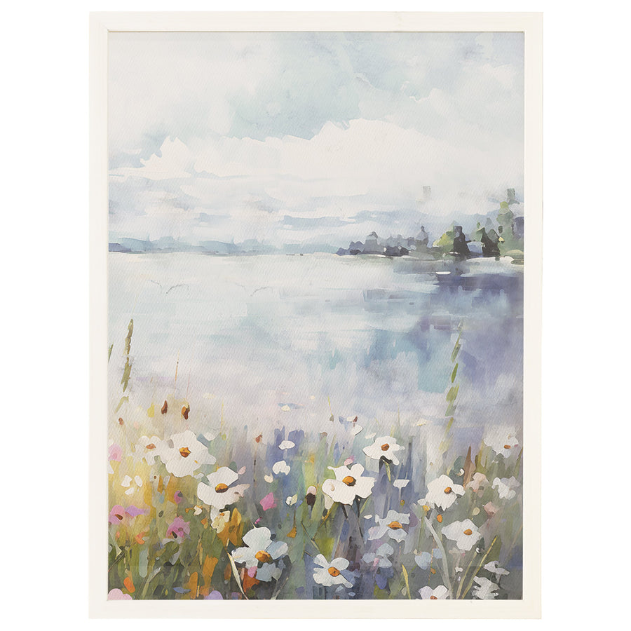 Faith Flowers Lake Scene