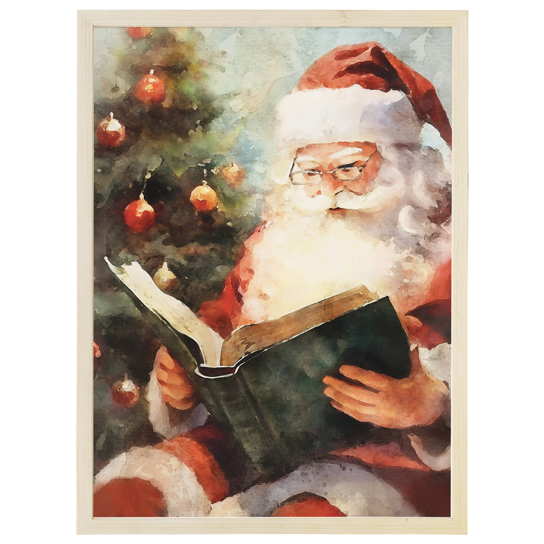Santa Reading Book