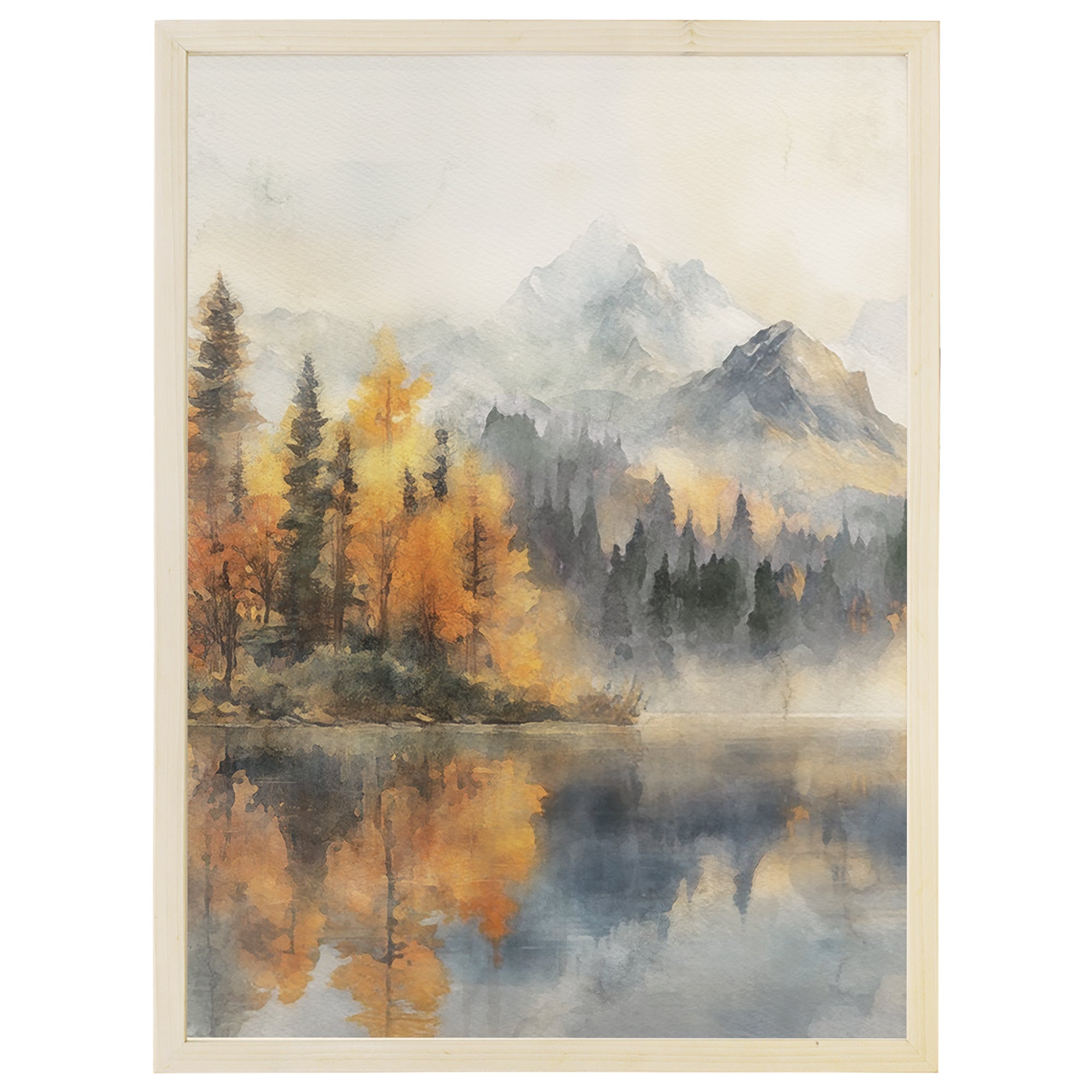 Fall Mountain Scene Set 1