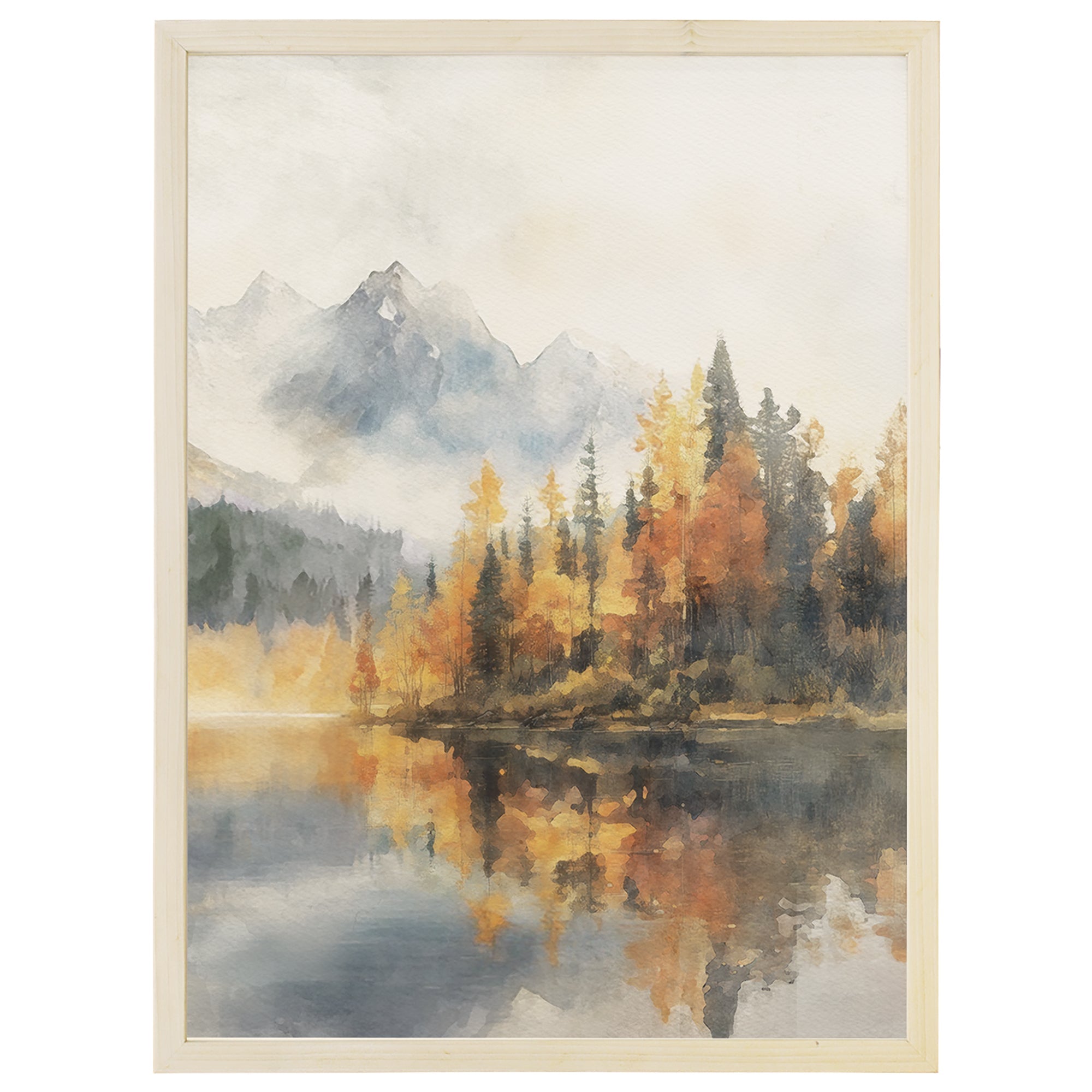 Fall Mountain Scene Set 2