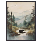 Mountain Bears Scene