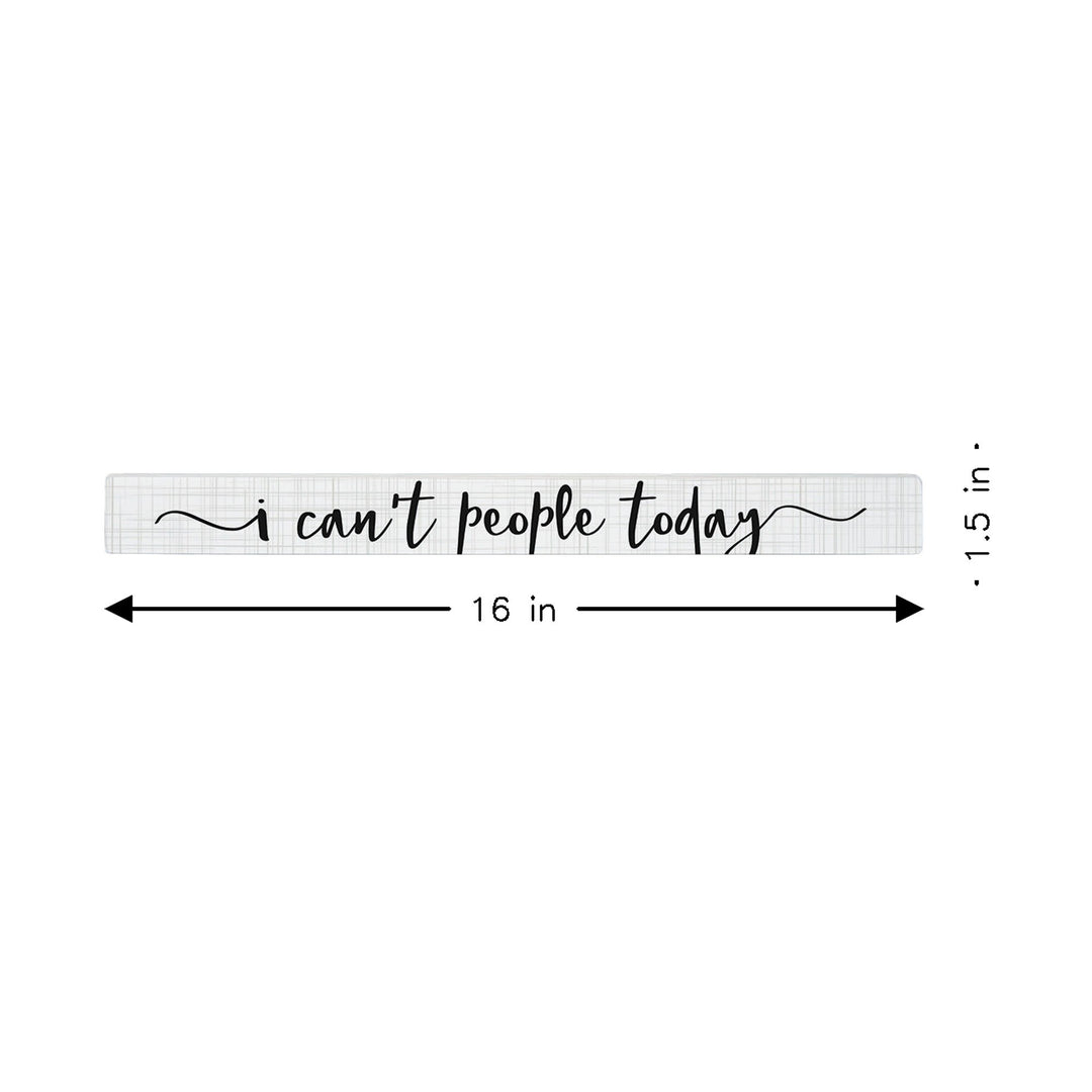 Can't People Today