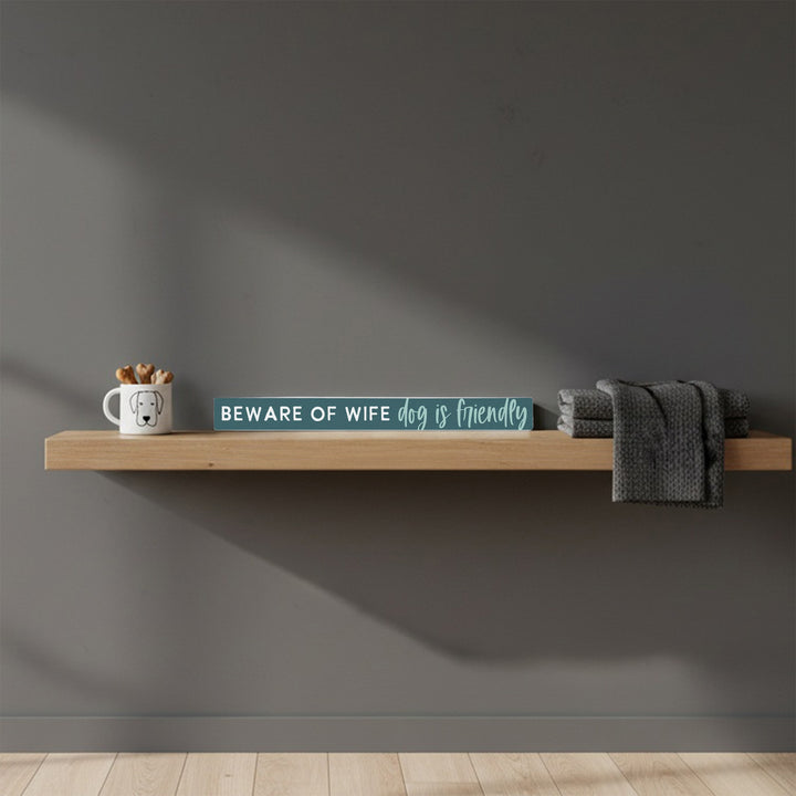 Dog Is Friendly Teal PER