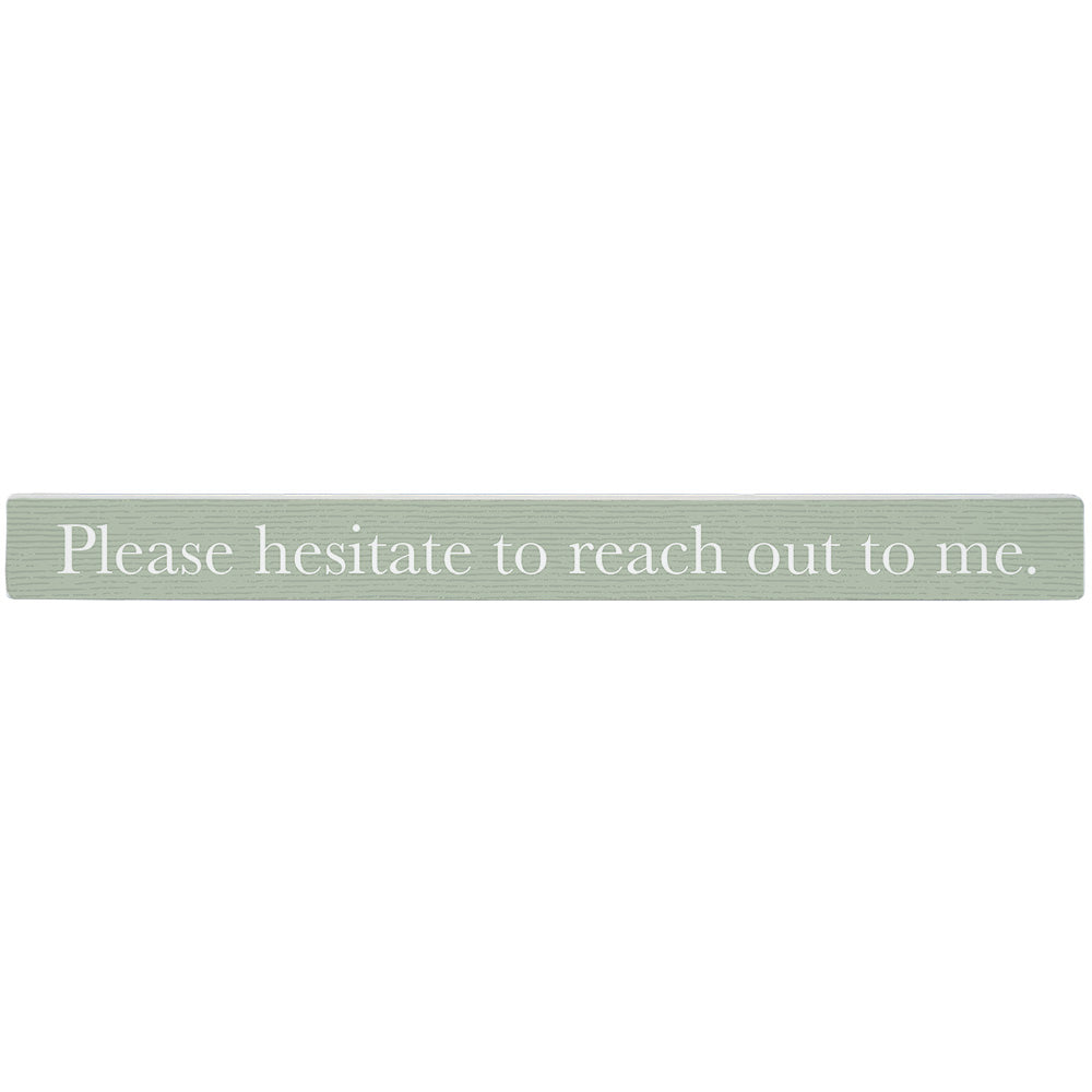 Please Hesitate