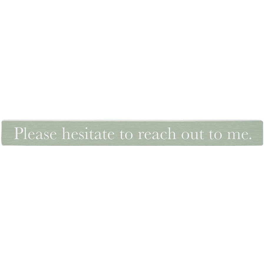 Please Hesitate