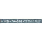 No Crisis Allowed