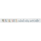 Mental Note
