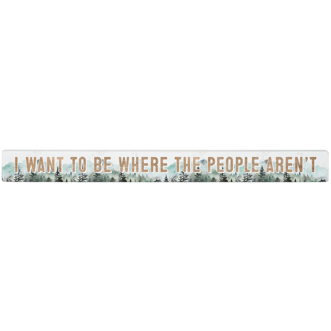 Where People Aren't