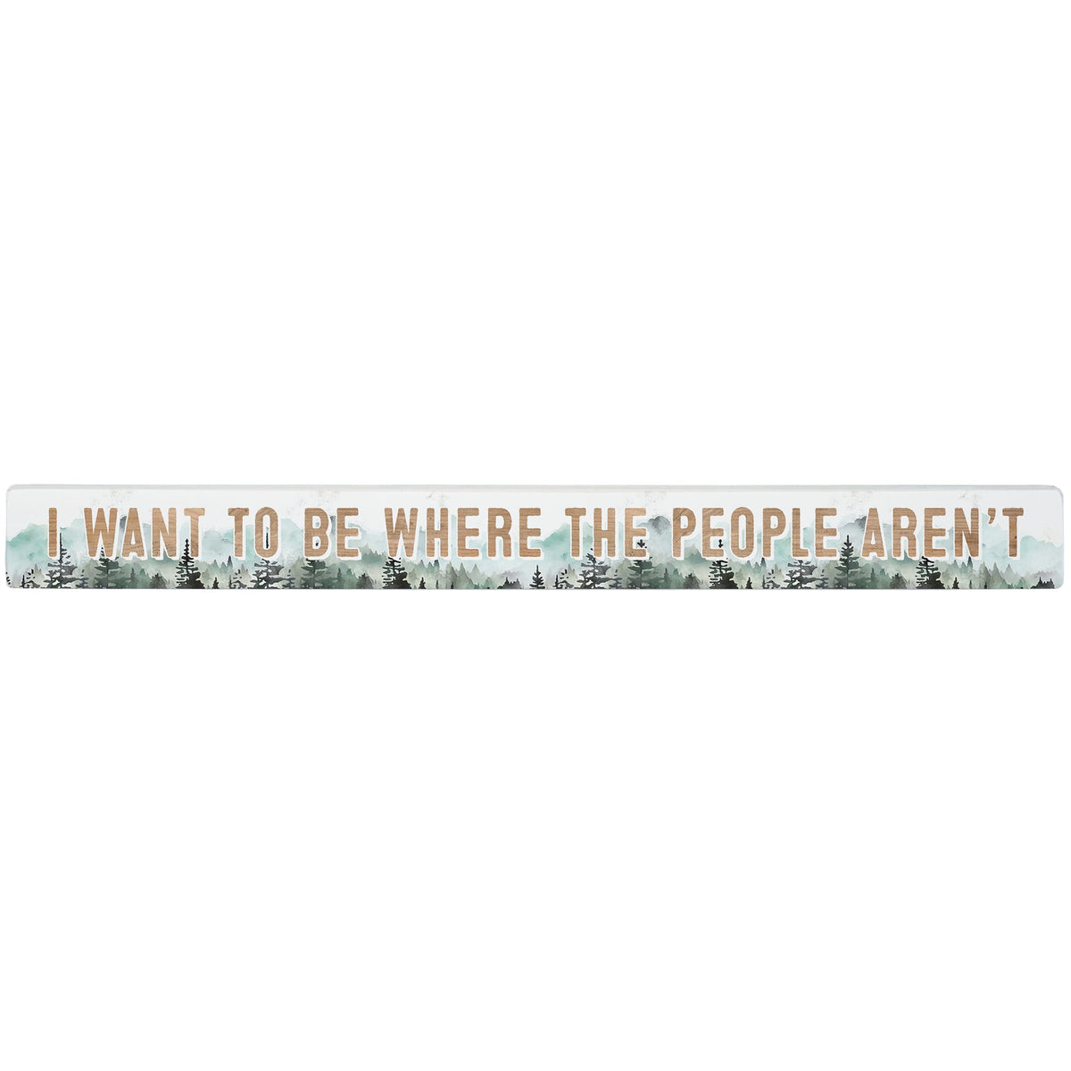Where People Aren't