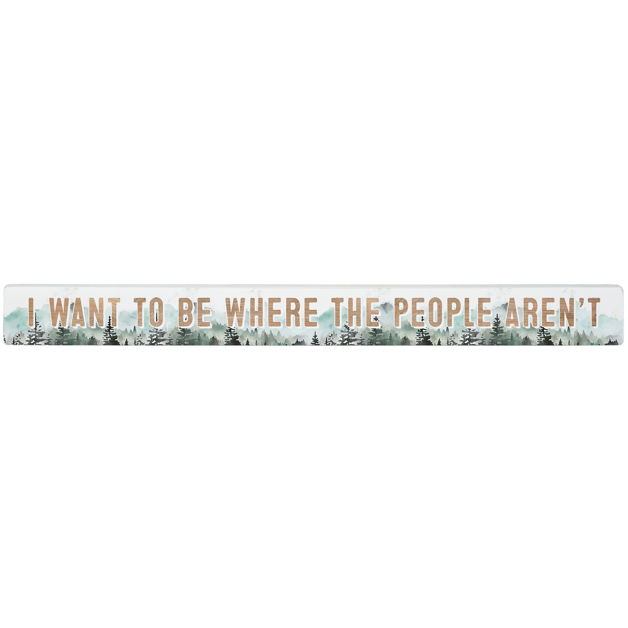Where People Aren't