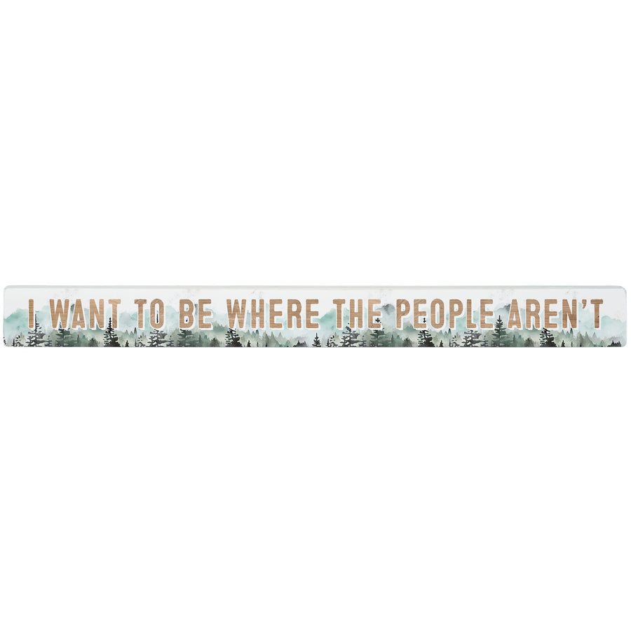 Where People Aren't