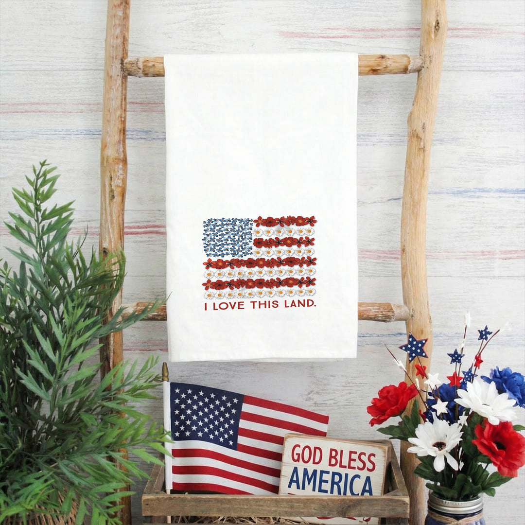 Floral Flag Love Land