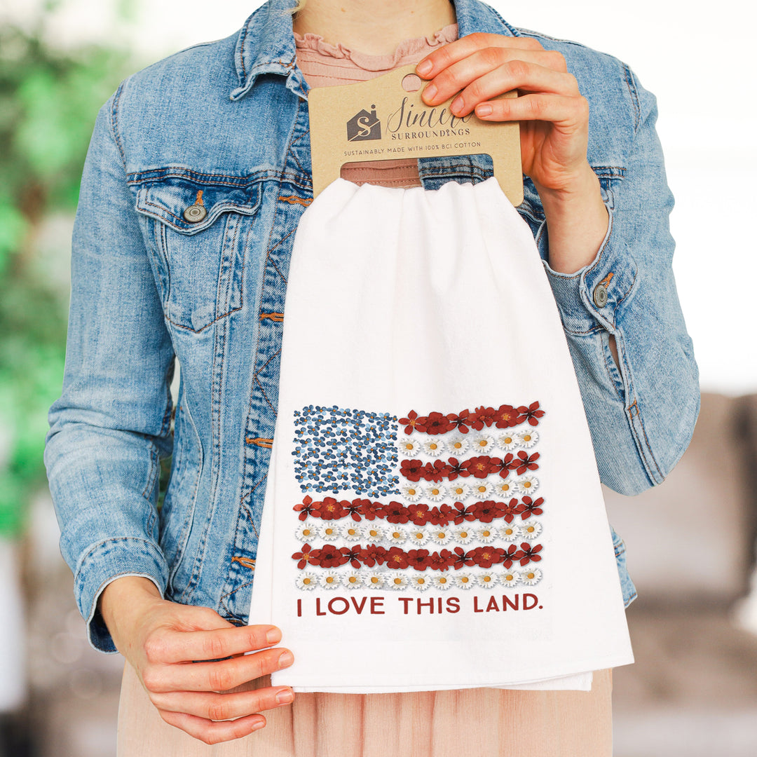 Floral Flag Love Land