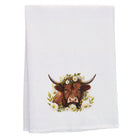 Floral Highland Cow