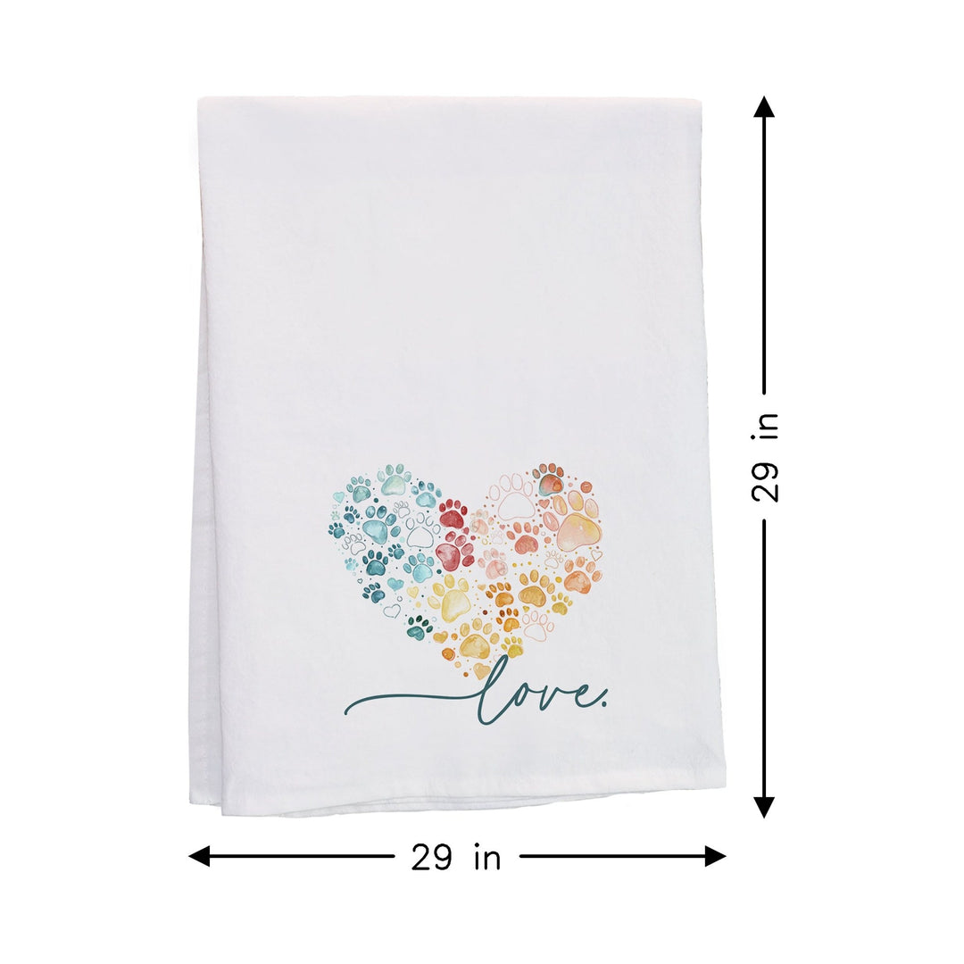 Love Pawprint Heart