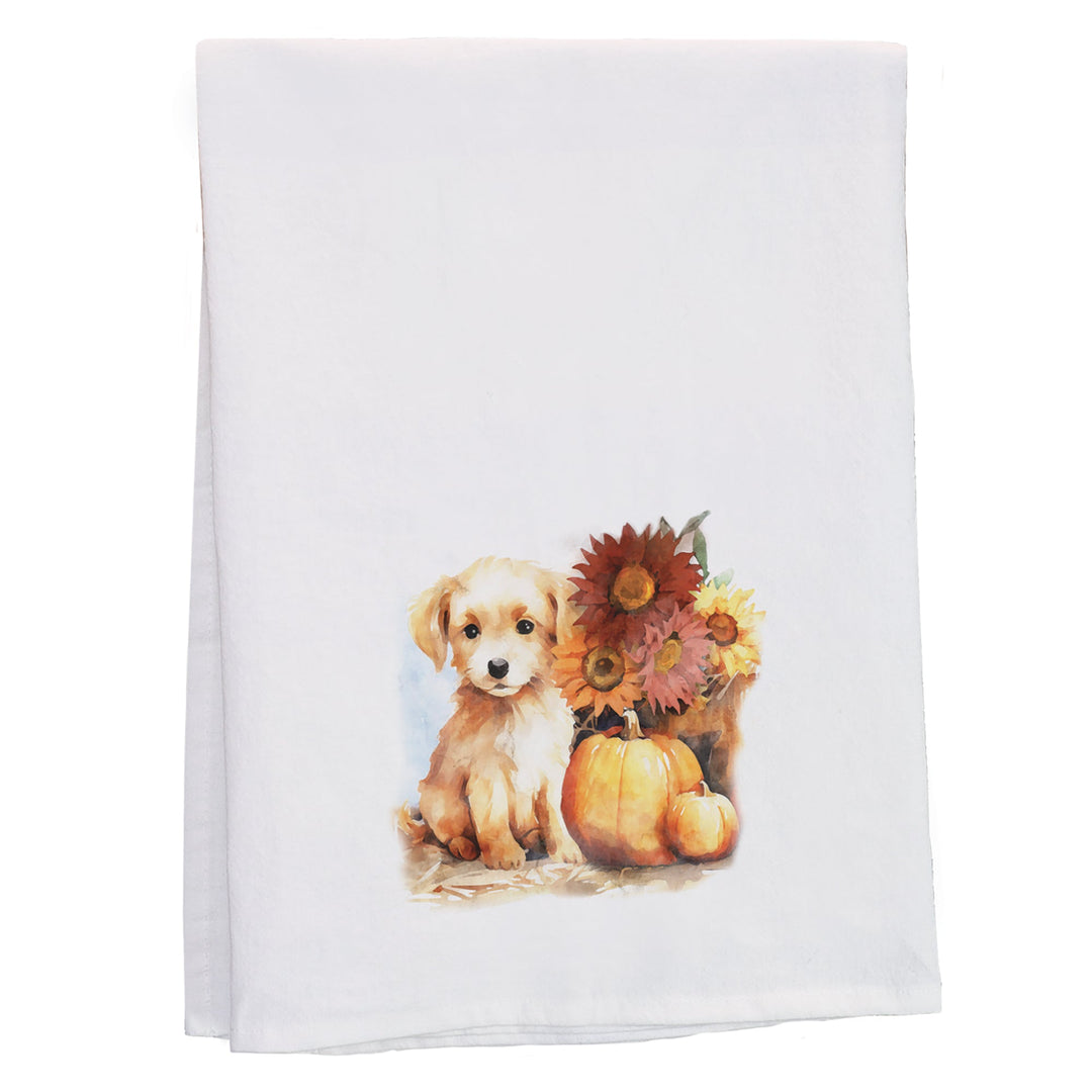 Puppy Sunflower Pumpkins