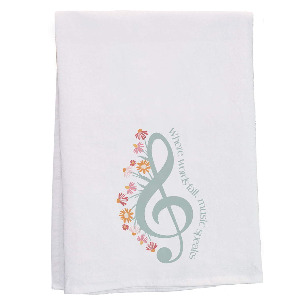 Floral Treble Clef