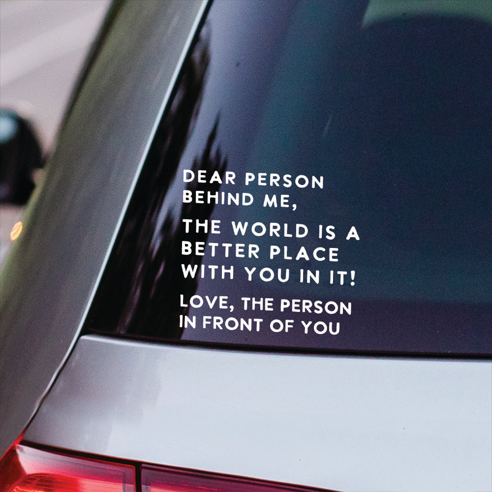 Dear Person Behind