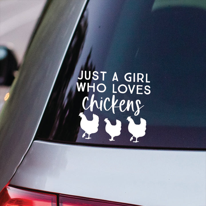 Girl Loves Chickens