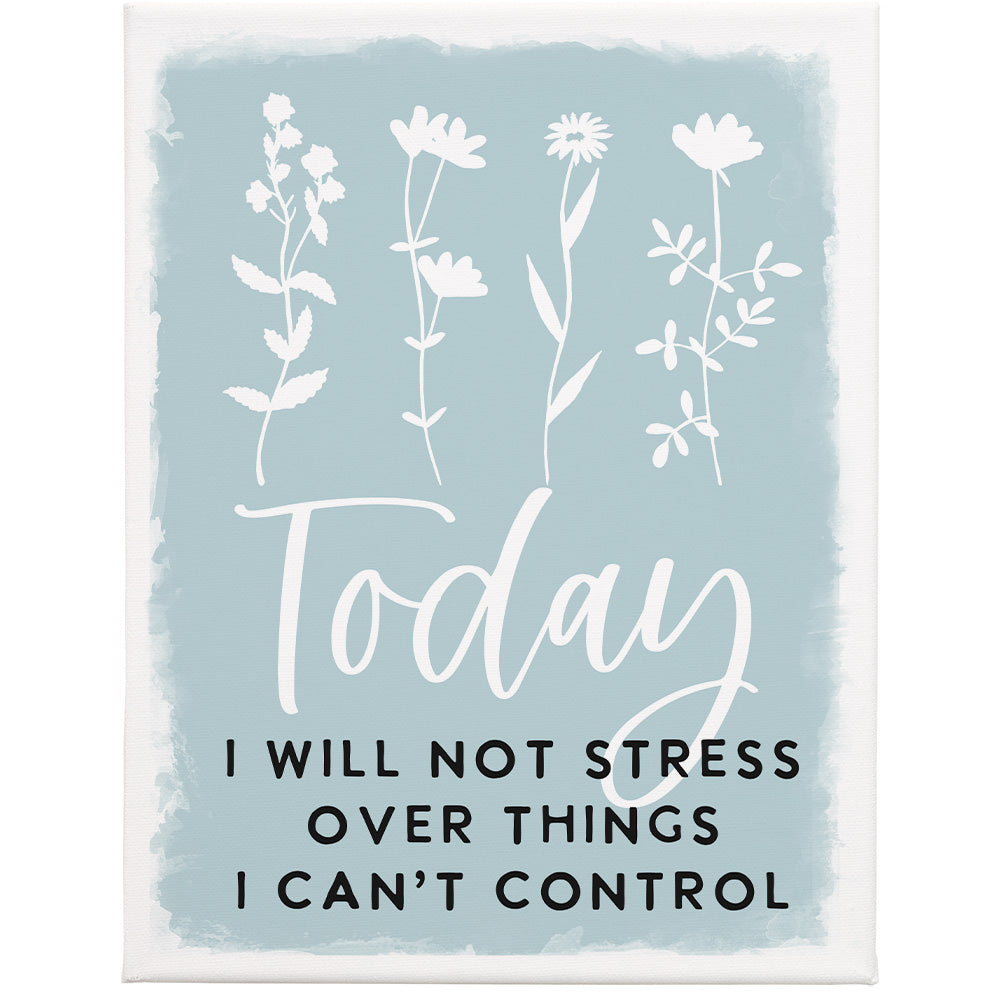 Today Not Stress 13x17