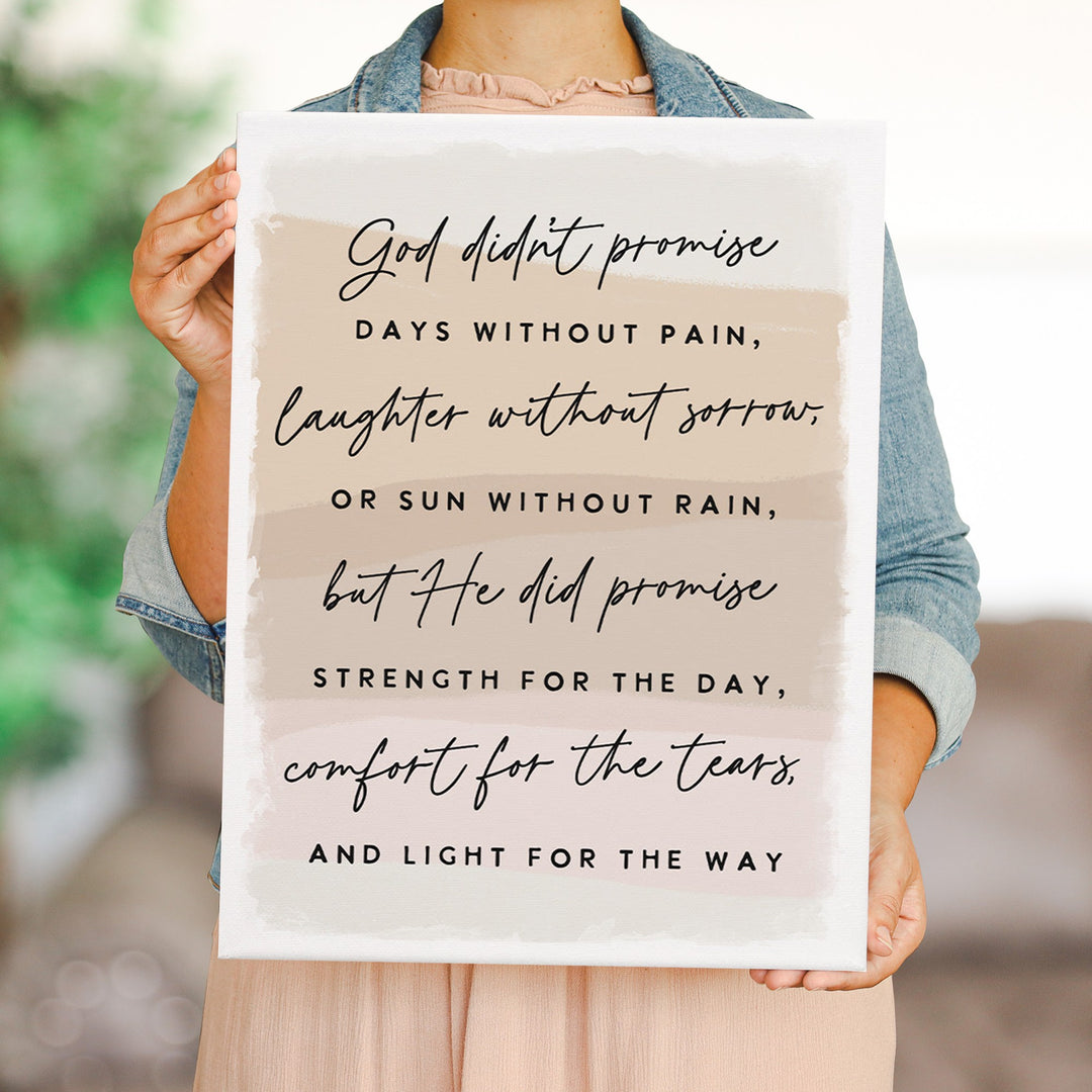 God Didn't Promise
