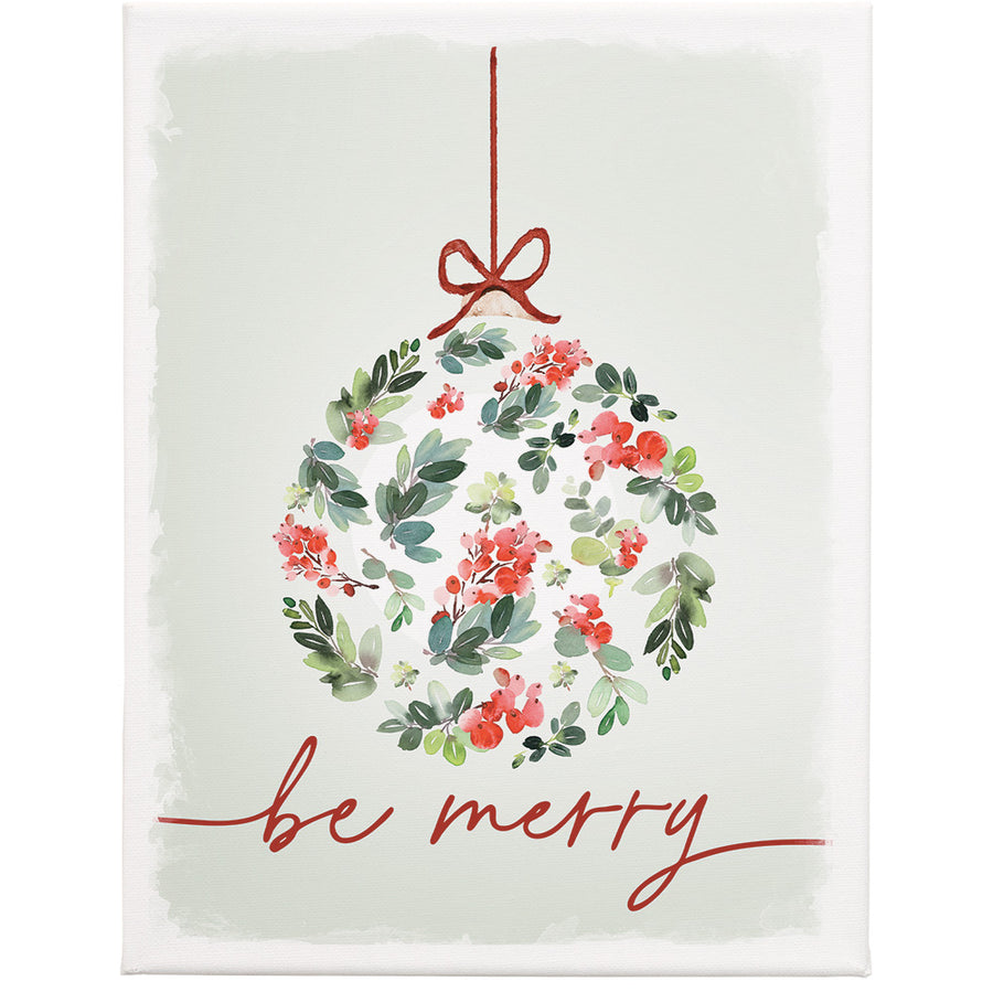 Ornament Be Merry 13x17