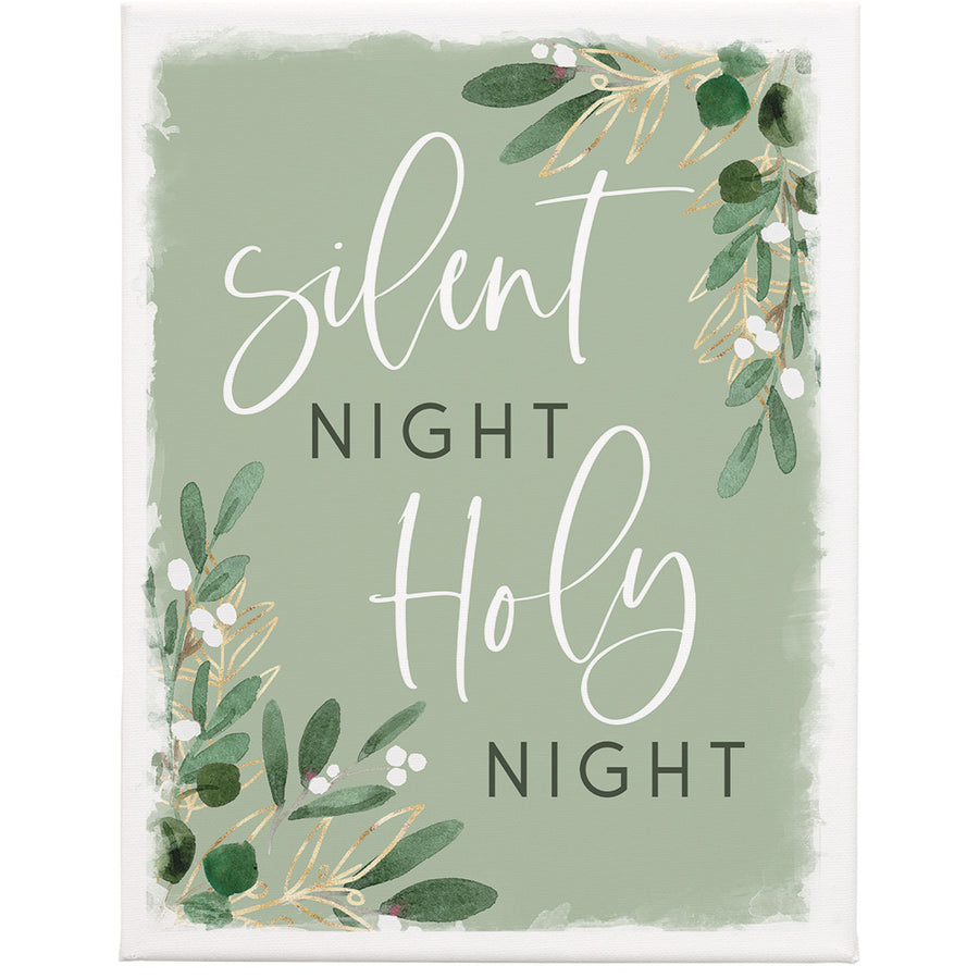 Silent Night Green 9x12