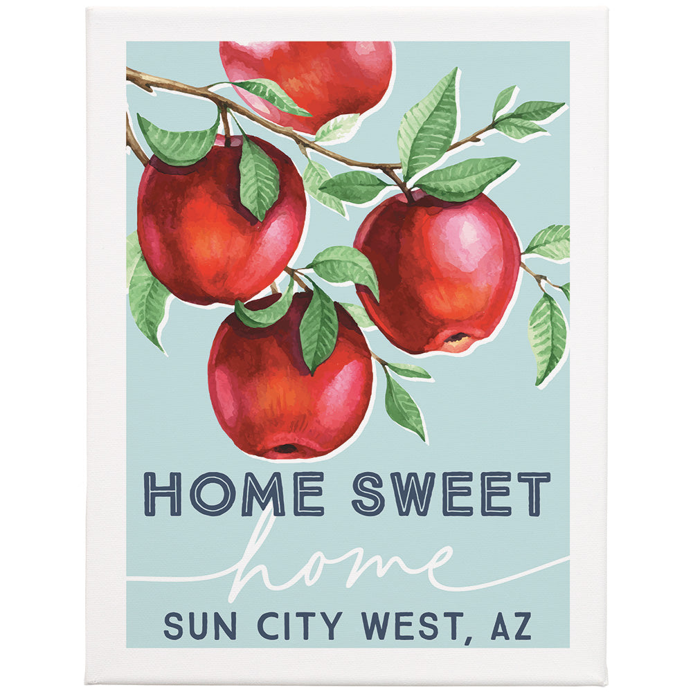 Home Sweet Apples LOC 13x17