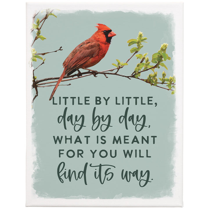 Little By Little Cardinal 13x17