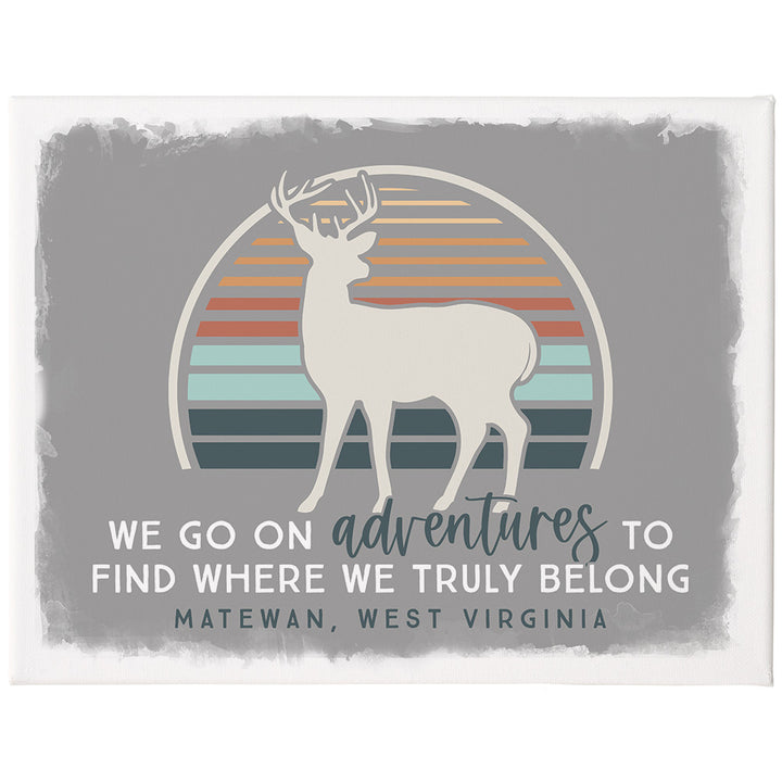 Adventures Deer LOC 17x13