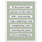 Grass Looks Greener 9 x 12