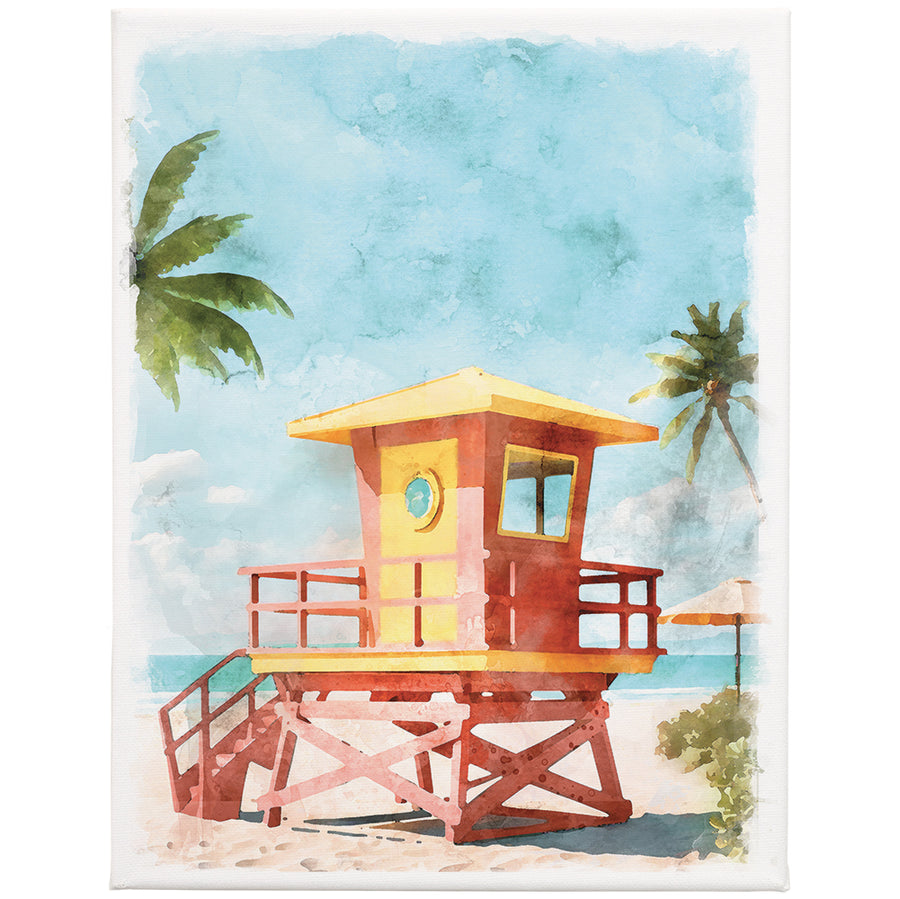 Lifeguard House 9x12