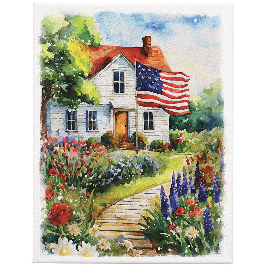 Americana Farmhouse 9x12