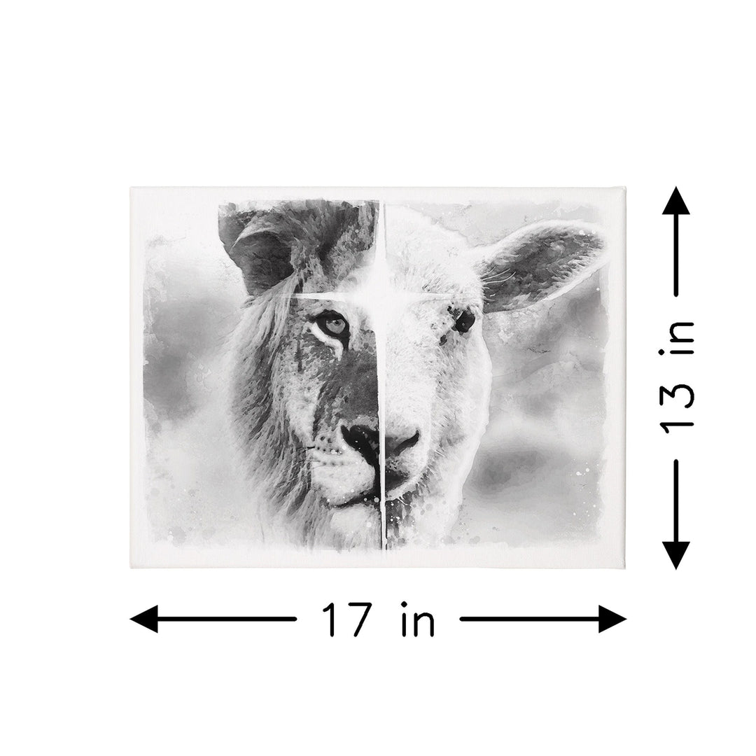 B&W Lion Lamb