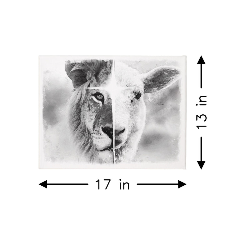 B&W Lion Lamb