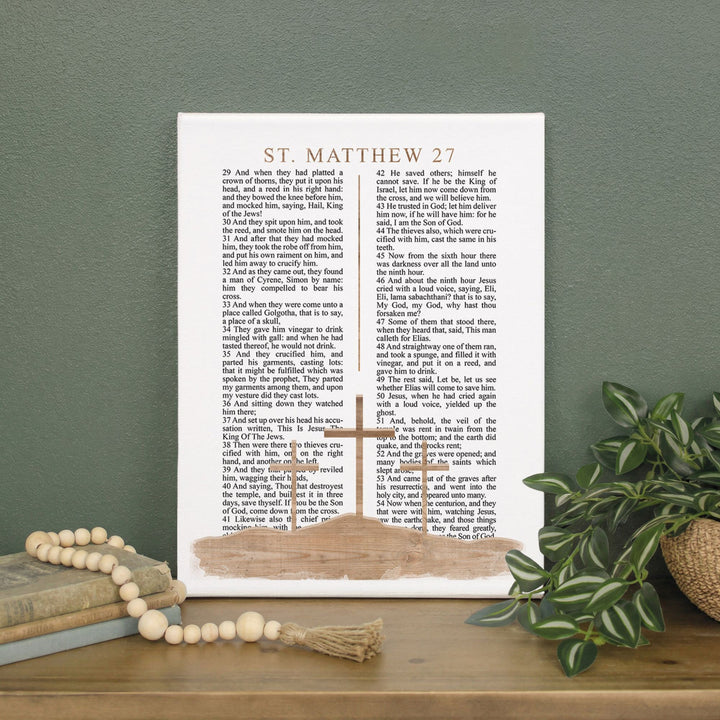 Matthew 27 Crosses