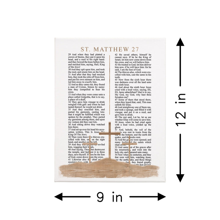 Matthew 27 Crosses